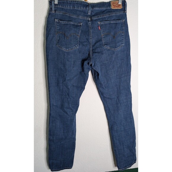Levi’s Jeans Womens 721 High Rise Skinny Stretch Blue Denim Size 33 (35x29) (833 - Picture 2 of 4